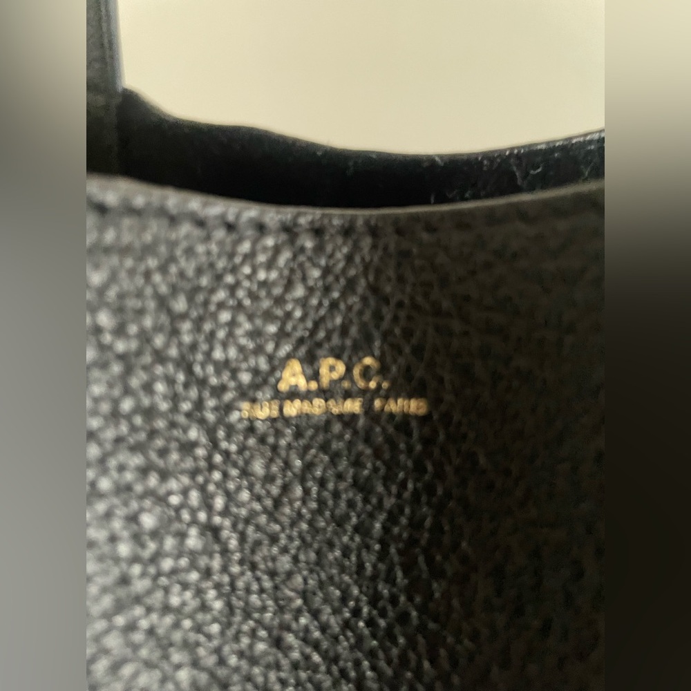 A.P.C. Black “Maiko” Leather Tote Bag - Picture 2 of 10